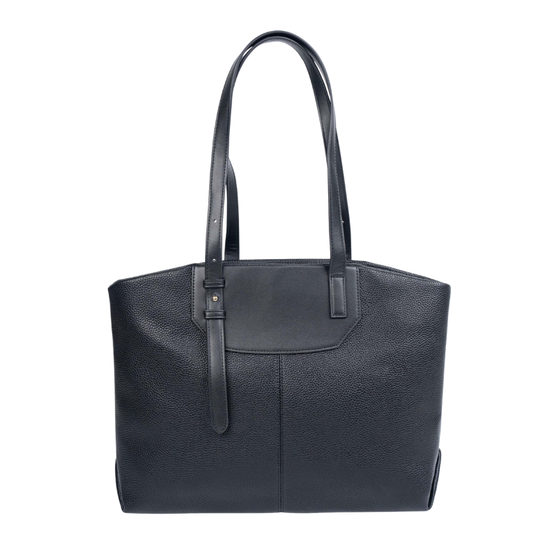 Klassischer Damen-Shopper in Schwarz – Bild 1