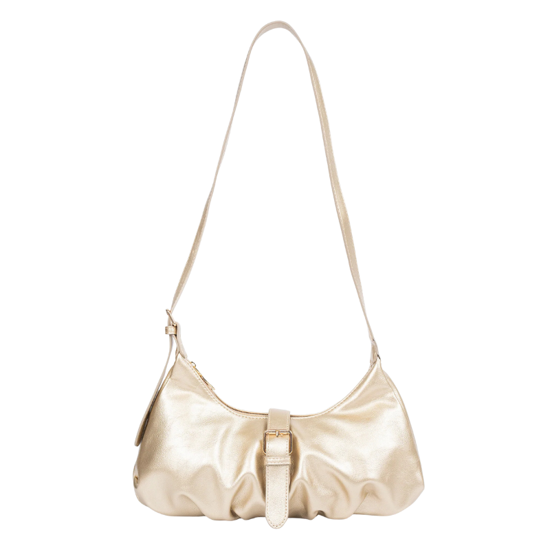 Damen-Handtasche mit goldener Schnalle – Bild 1