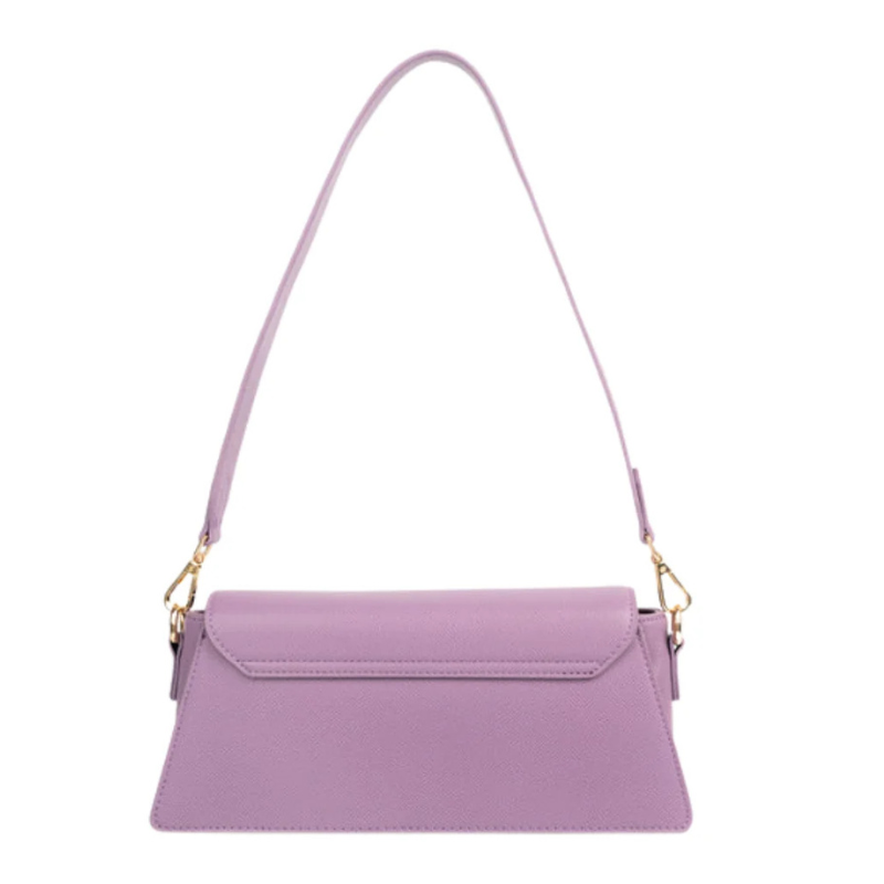 Asymmetrische Damen-Handtasche in Flieder – Bild 3