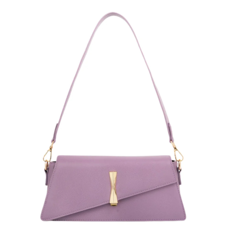 Asymmetrische Damen-Handtasche in Flieder – Bild 1