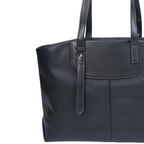 Klassischer Damen-Shopper in Schwarz – Bild 4