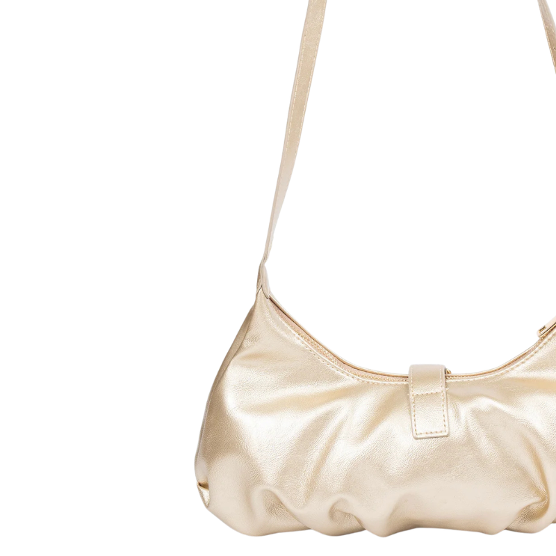 Damen-Handtasche mit goldener Schnalle – Bild 4