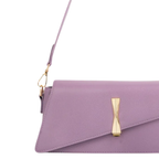 Asymmetrische Damen-Handtasche in Flieder – Bild 4