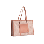 Strukturierter Damen-Shopper in Rosa – Bild 3