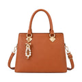 Elegante Damen-Henkeltasche in Braun – Bild 1