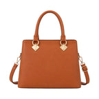 Elegante Damen-Henkeltasche in Braun – Bild 3