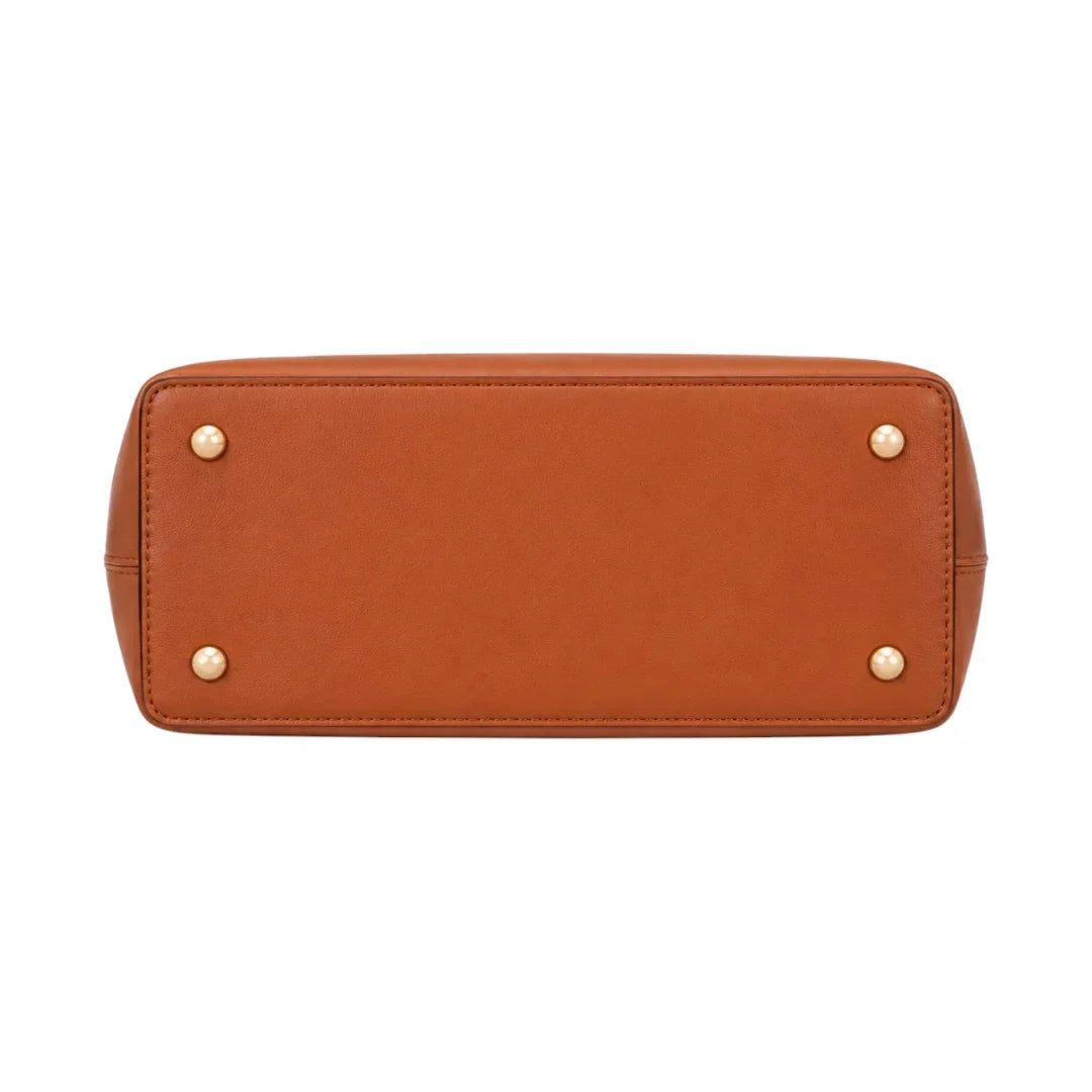 Elegante Damen-Henkeltasche in Braun – Bild 4