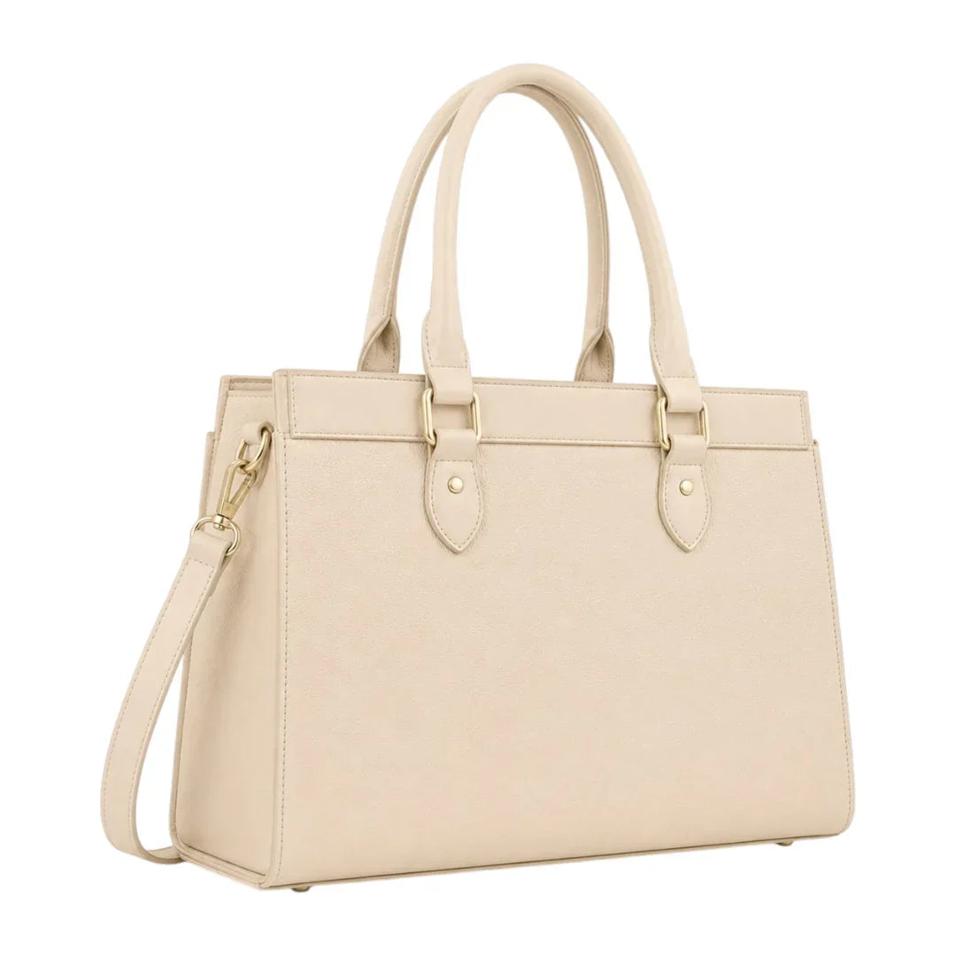 Elegante Damen-Henkeltasche in Creme – Für jeden Tag – Bild 2