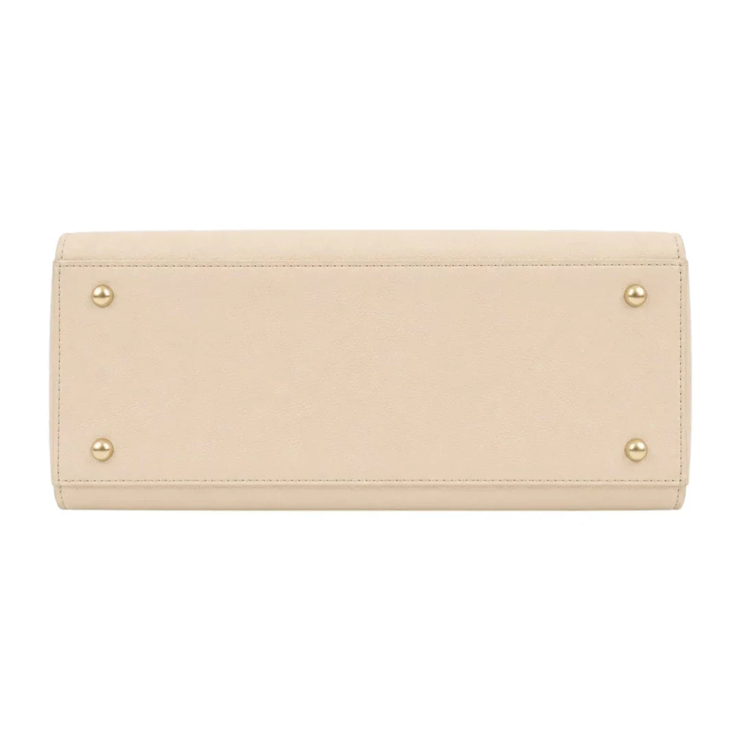 Elegante Damen-Henkeltasche in Creme – Für jeden Tag – Bild 4