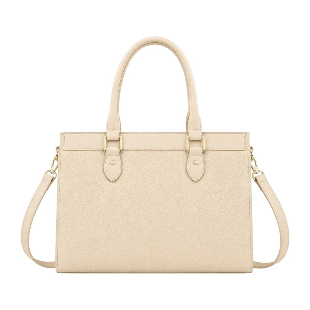 Elegante Damen-Henkeltasche in Creme – Für jeden Tag – Bild 3