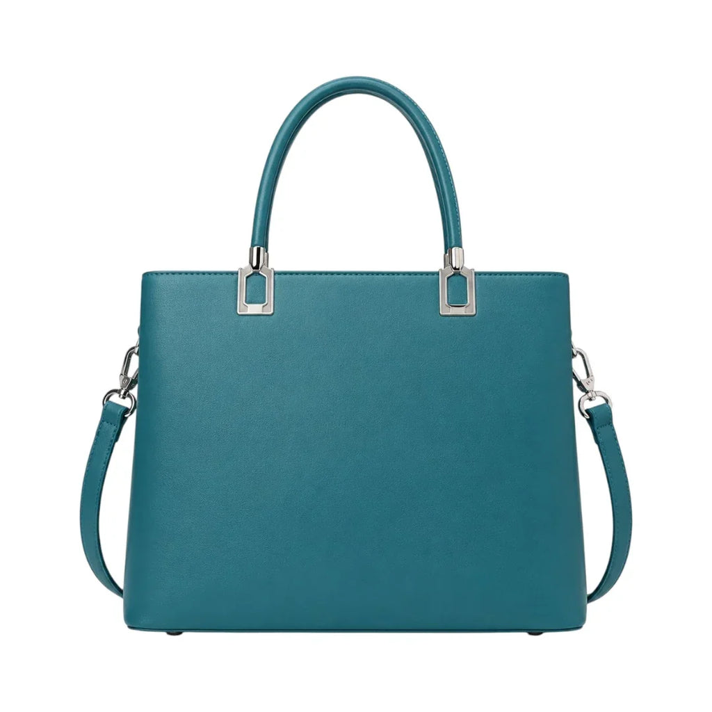 Moderne Damen-Henkeltasche in Petrol – Klassisch & zeitlos – Bild 1
