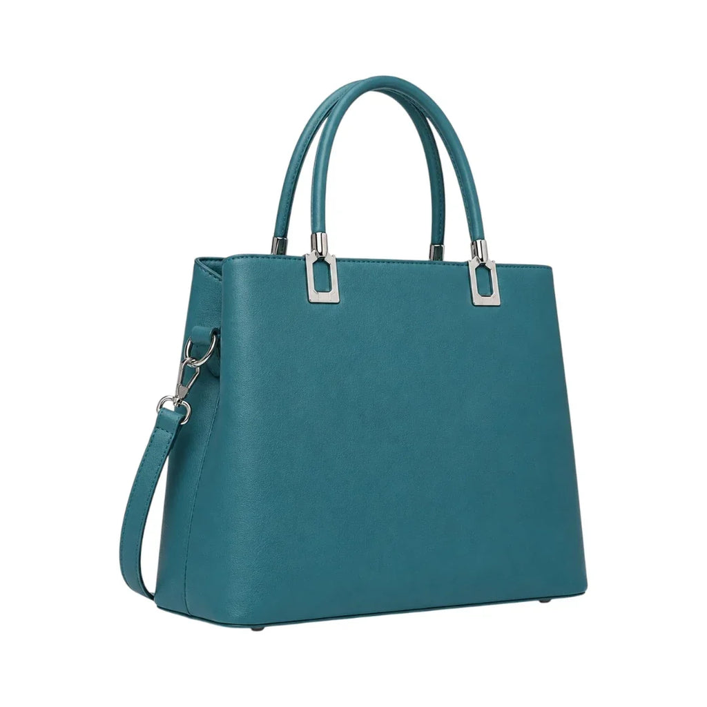 Moderne Damen-Henkeltasche in Petrol – Klassisch & zeitlos – Bild 2