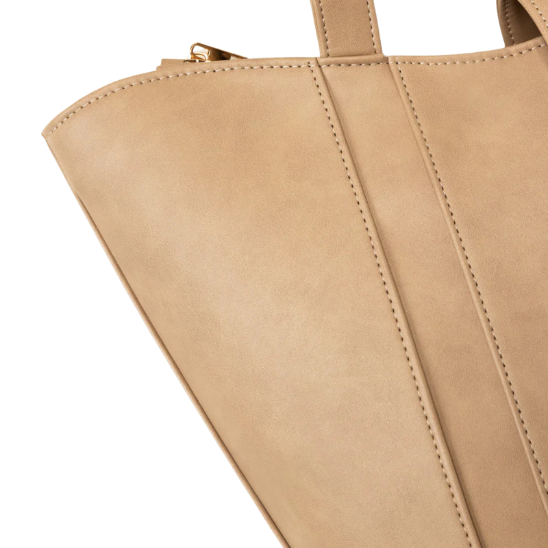 Klassischer Shopper in Beige – Bild 4