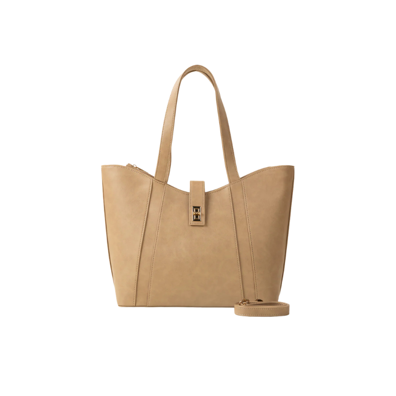 Klassischer Shopper in Beige – Bild 1