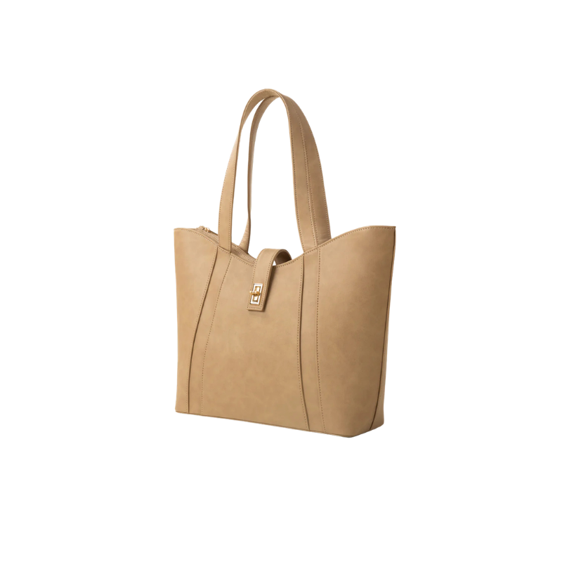 Klassischer Shopper in Beige – Bild 2