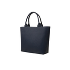 Strukturierter Shopper in Marineblau – Bild 2