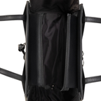 Strukturierter Shopper in Schwarz – Bild 4